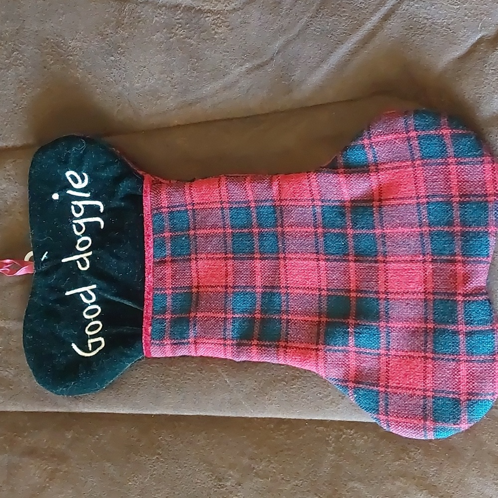 Doggie Christmas stocking - NWT